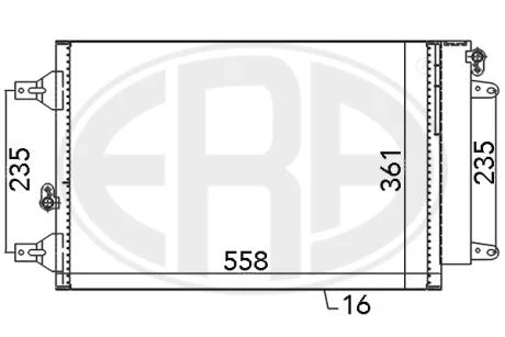 Радіатор ERA 667059