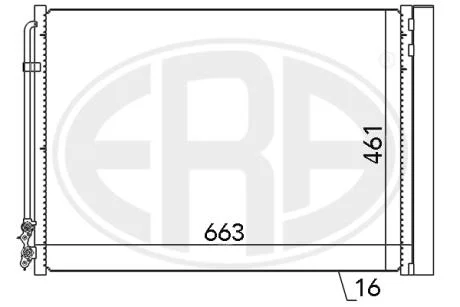Радіатор ERA 667079