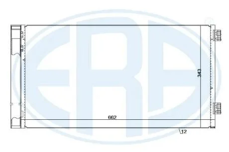 Радіатор кондиціонера ERA 667249