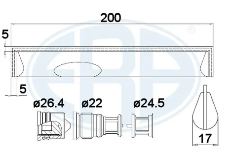 Осушувач кондицiонера ERA 668011