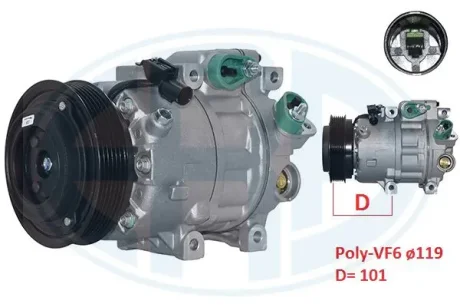 Компресор кондиціонера ERA 670037