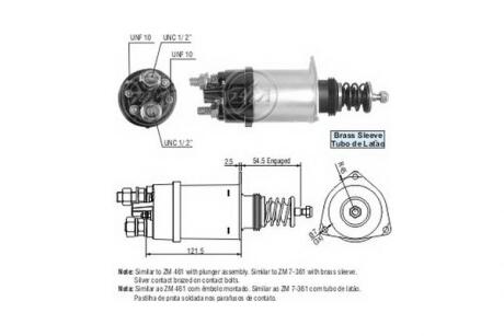 Втягуюче реле ERA ZM361