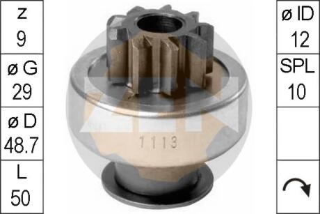 Бендикс стартера ERA ZN1113