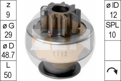 Бендикс стартера ERA ZN1113