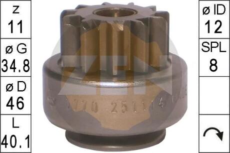 Бендикс стартера ERA ZN1770