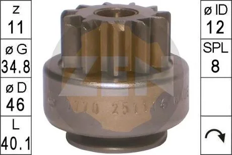 Бендикс стартера ERA ZN1770