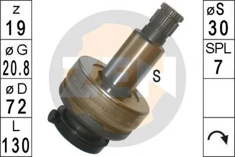 Бендикс стартера ERA ZN1806