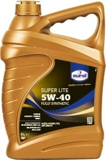 5л Super Lite 5W-40 масло синт. ACEA A3/B4, API SN/CF, MB 229.1 МВ229.3, VW502.00/505.00, GM-LL-B-025, BMW LL-98, Renault RN 0700/0710 EUROL 001269