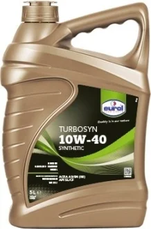 5л Turbosyn 10W-40 масло напівсинт. ACEA A3/B4, API SL/CF, MB229.1, VW500.00/505.00 EUROL 002341