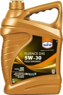 5л Fluence DXS 5W-30 масло синт. API SM/CF, ACEA C3 A3/B4, GM Dexos 2, VW502.00/505.00/505.01, MB229.31/229.51, BMW LL-01/LL-04, Ford M2C-917A, GM-LL-A-025/B-025 EUROL 012401