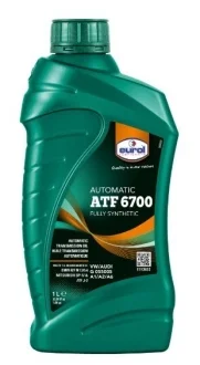 1л ATF6700 масло трансмісійне для АКПП DEXRON, Mercon LV/SP, Hyundai NWS-9638/PIV/SPH-IV, Mitsubishi SP-IV ATF J-2, Toyota WS, Honda ATF DW-1 EUROL 019011