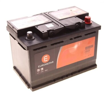 Батарея акумуляторна 12В 75Аг 800А(EN) R+ EUROREPAR 1609232480