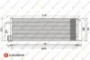 Радіатор кондиціонера (з осушувачем) Corsa D/Grande Punto 0.9-2.0 05- EUROREPAR 1610160280 (фото 1)
