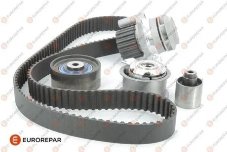 К-кт. ГРМ (рем.+3шт.ролика+помпа+кріплення) AUDI 2,0TDI: A3/4/6 03- VW 2,0TDI: Golf V, Passat, Touran SKODA SEAT EUROREPAR 1611885680