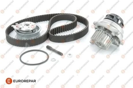 AUDI К-кт. ГРМ (ремінь + ролик + помпа) A3/A4 1,6 VW Golf IV 1,6/2,0 SKODA 1,6/2,0 SEAT EUROREPAR 1611891380