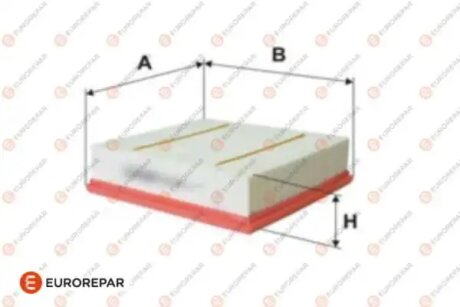 TOYOTA фільтр повітр. Auris,Avensis,Yaris,Verso,Altis EUROREPAR 1616268280