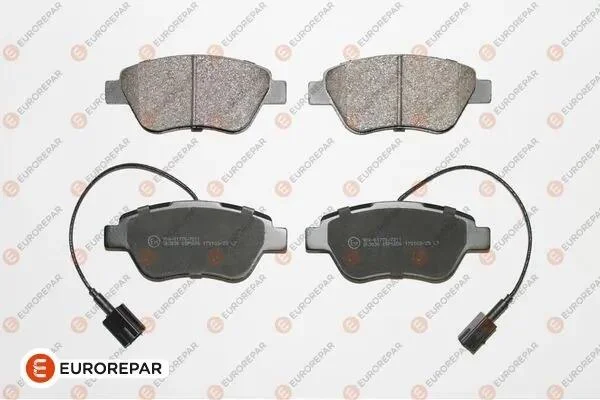 Гальмівні колодки пер. Nemo/Bipper 08- (BOSCH) (122.8x53.6) з датчиком EUROREPAR 1617283380 (фото 1)