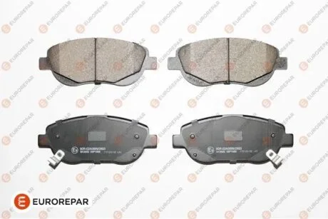 Гальмівні колодки пер. Avensis/Verso 08-18 (BOSCH) EUROREPAR 1617283980