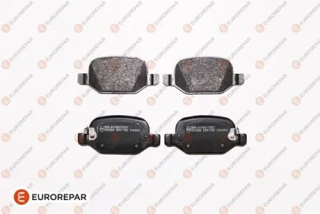 Гальмівні колодки зад. Fiat 500L 0.9-1.6 12- (TRW) (95.8x43.9x17) EUROREPAR 1623064080