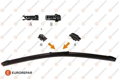 Щетка стеклоочистителя L700 EUROREPAR 1635455180