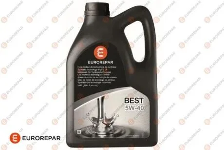 Масло моторное Eurorepar Best 5w-40, 5л EUROREPAR 1635764180
