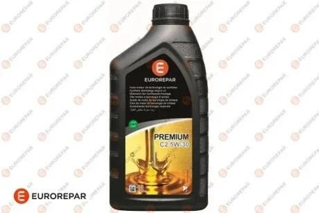 Масло моторное Eurorepar Premium C2 5w-30, 1л. EUROREPAR 1635764480