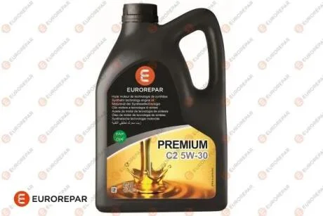 Масло моторное Eurorepar Premium C2 5w-30, 5л. EUROREPAR 1635764580
