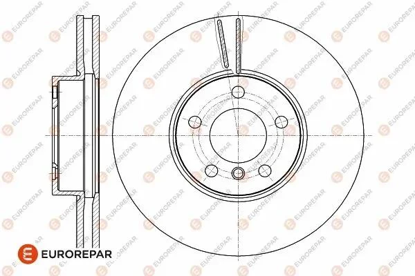 Диск гальм. передн. BMW X5 E70, X6 E71 xDrive 06- EUROREPAR 1642759380 (фото 1)