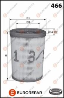 HYUNDAI фільтр повітр. Elantra 1,6-2,0 6/00- EUROREPAR 1667450580