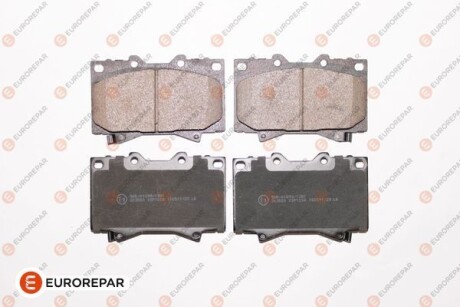 TOYOTA гальмівні колодки передн.Land Cruiser 100 98- EUROREPAR 1675993780