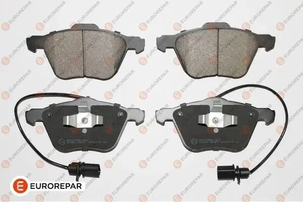 Гальмівні колодки пер. T4 1.9/2.4/2.5 D/TDI -03 (R16) (з датчиком) EUROREPAR 1675994980 (фото 1)