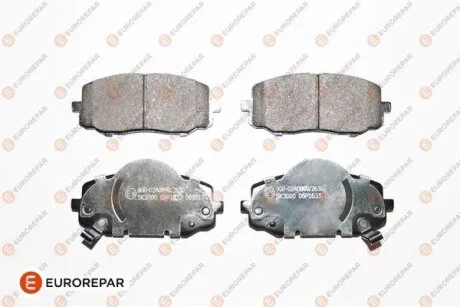 HYUNDAI гальмівні колодки передн. i10, KIA Picanto EUROREPAR 1675995380