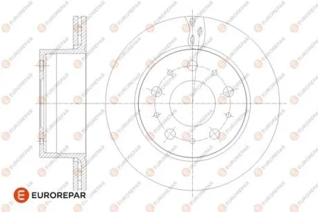 Диск гальмівний задній 2) Jumper3-Boxer3 DIAM 300 EP 22 05,12,2013- Eurorepar EUROREPAR 1676014480