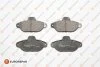 Гальмівні колодки перед. Fiat Panda 03- EUROREPAR 1681164980 (фото 1)