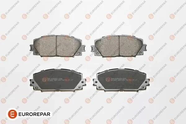 TOYOTA колодки гальмівні передн.Yaris 05-,Prius 09- EUROREPAR 1681167480 (фото 1)