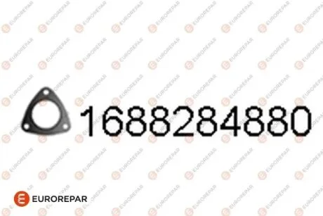 Прокладка глушника Kadett/Astra/Vectra 88- EUROREPAR 1688284880