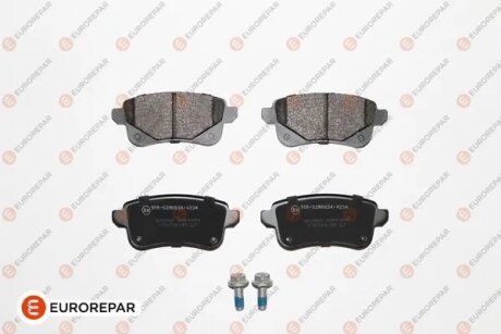 RENAULT гальмівні колодки задн.Fluence 10-, Megane III,Scenic 09- EUROREPAR 1697650780