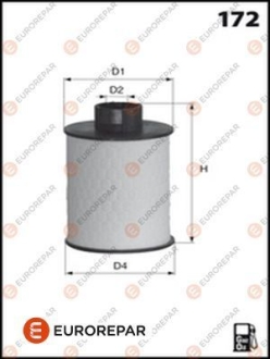 Фильтр топливный (дизельный)) EUROREPAR E148145 (фото 1)
