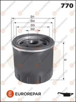 - 8421230090 ФІЛЬТР МАСЛЯНИЙ EUROREPAR E149180