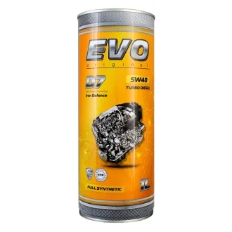 D7 5W-40 TURBO DIESEL 1Lx9 EVO D7 1L 5W-40 TURBO DIESEL