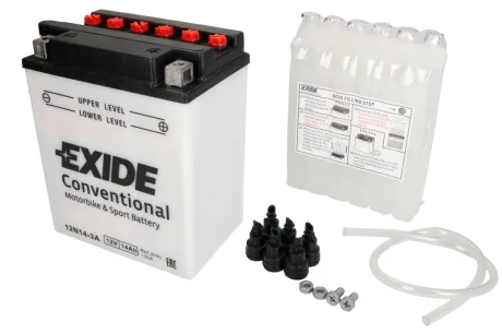 Стартерна батарея (акумулятор) EXIDE 12N14-3A