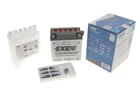Стартерная батарея (аккумулятор) EXIDE 12N9-4B-1
