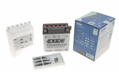 Стартерная батарея (аккумулятор) EXIDE 12N9-4B-1