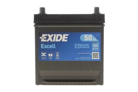 Стартерна батарея (акумулятор) EXIDE DSC_EB505