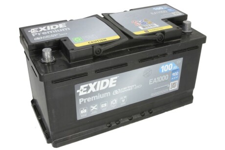 Стартерная батарея (аккумулятор) EXIDE EA1000