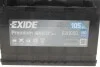 Стартерная батарея (аккумулятор) EXIDE EA1050 (фото 3)