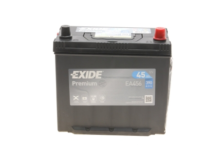 Стартерная батарея (аккумулятор) EXIDE EA456 (фото 1)