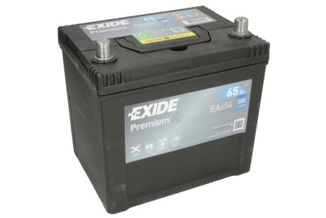 Стартерна батарея (акумулятор) EXIDE EA654