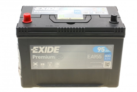 Стартерна батарея (акумулятор) EXIDE EA955 (фото 1)