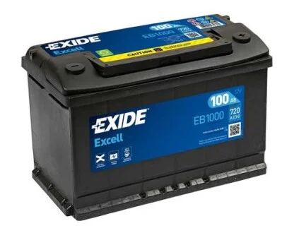 Стартерна батарея (акумулятор) EXIDE EB1000